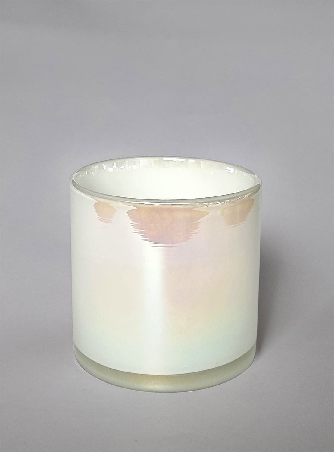 Ljuslykta M - Space (vit) (Storlek: 10 x 10 cm)
