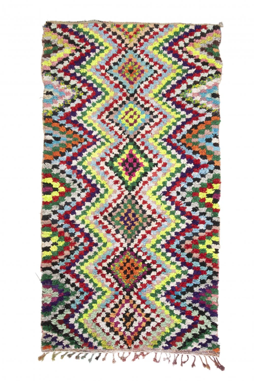 Marockansk Boucherouite-matta 315 x 170 cm