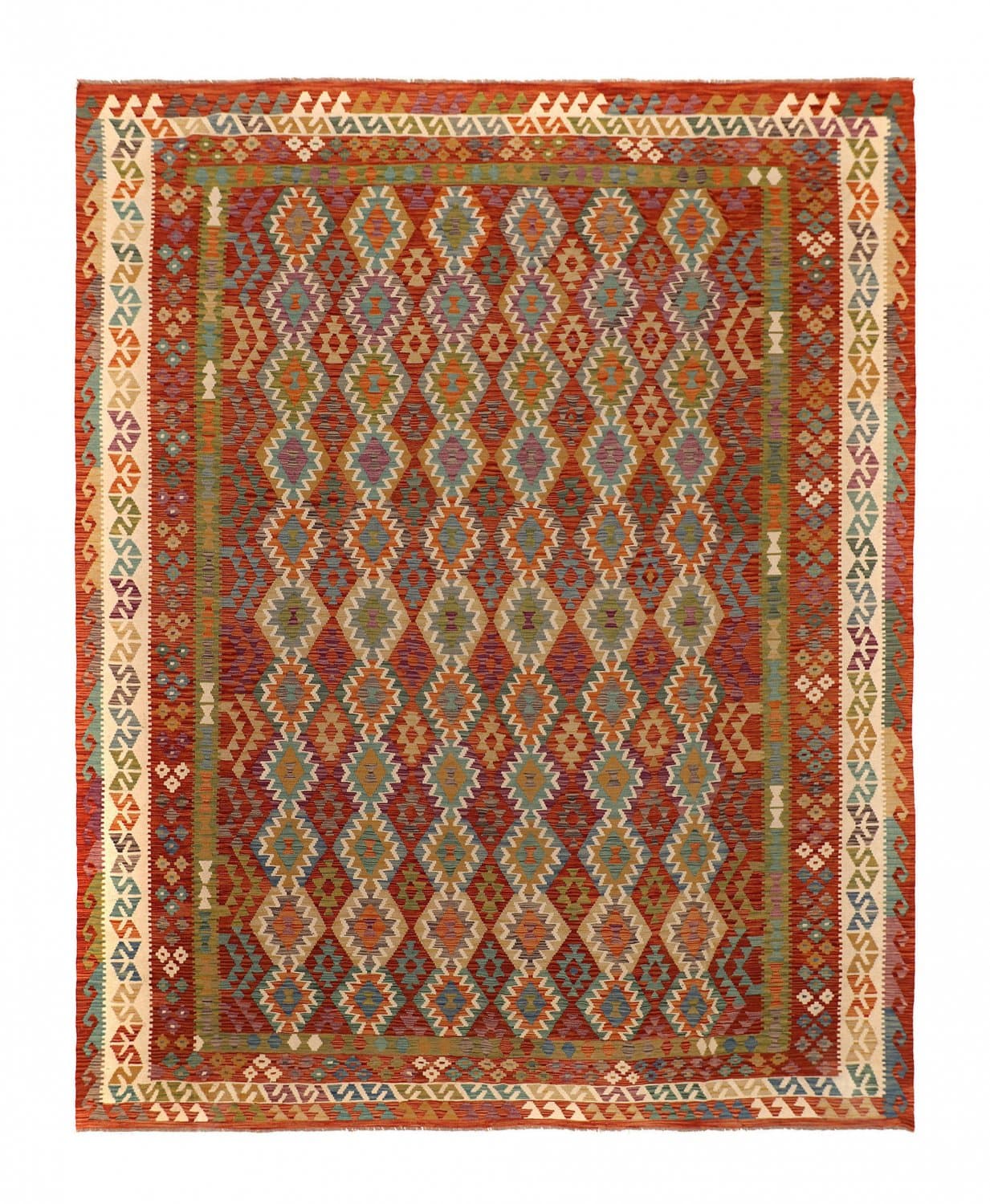 Orientalisk kelimmatta 392 x 313 cm (Storlek: 392 x 313 cm)