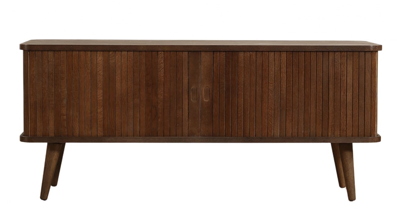 Tv-Bänk - Vento - 120 cm (valnöt) (Storlek: Standard)