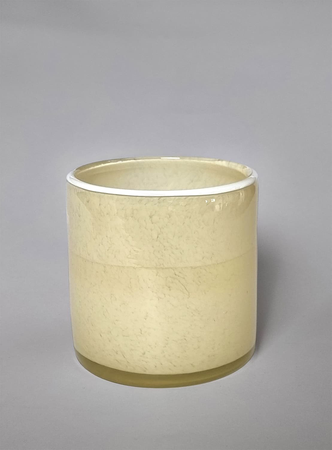 Ljuslykta M - Harmony (beige/vit) (Storlek: 10 x 10 cm)