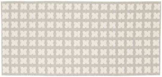 Plastmattor - Horredsmattan Cross (grå) (Storlek: 150 x 100 cm)