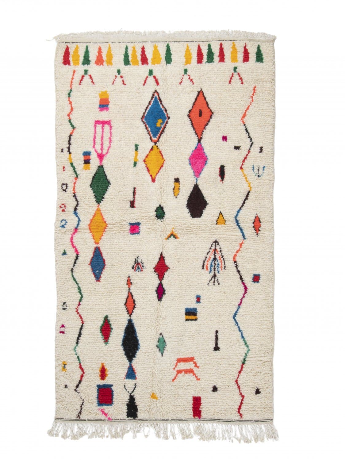 Kelimmatta Marockansk Azilal 260 x 140 cm (Storlek: 260 x 140 cm)