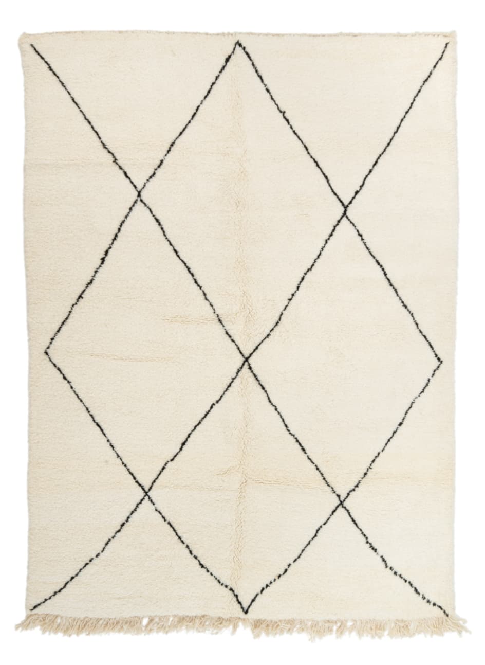 Kelimmatta Marockansk Beni Ourain 215 x 300 cm (Storlek: 215 x 300 cm)