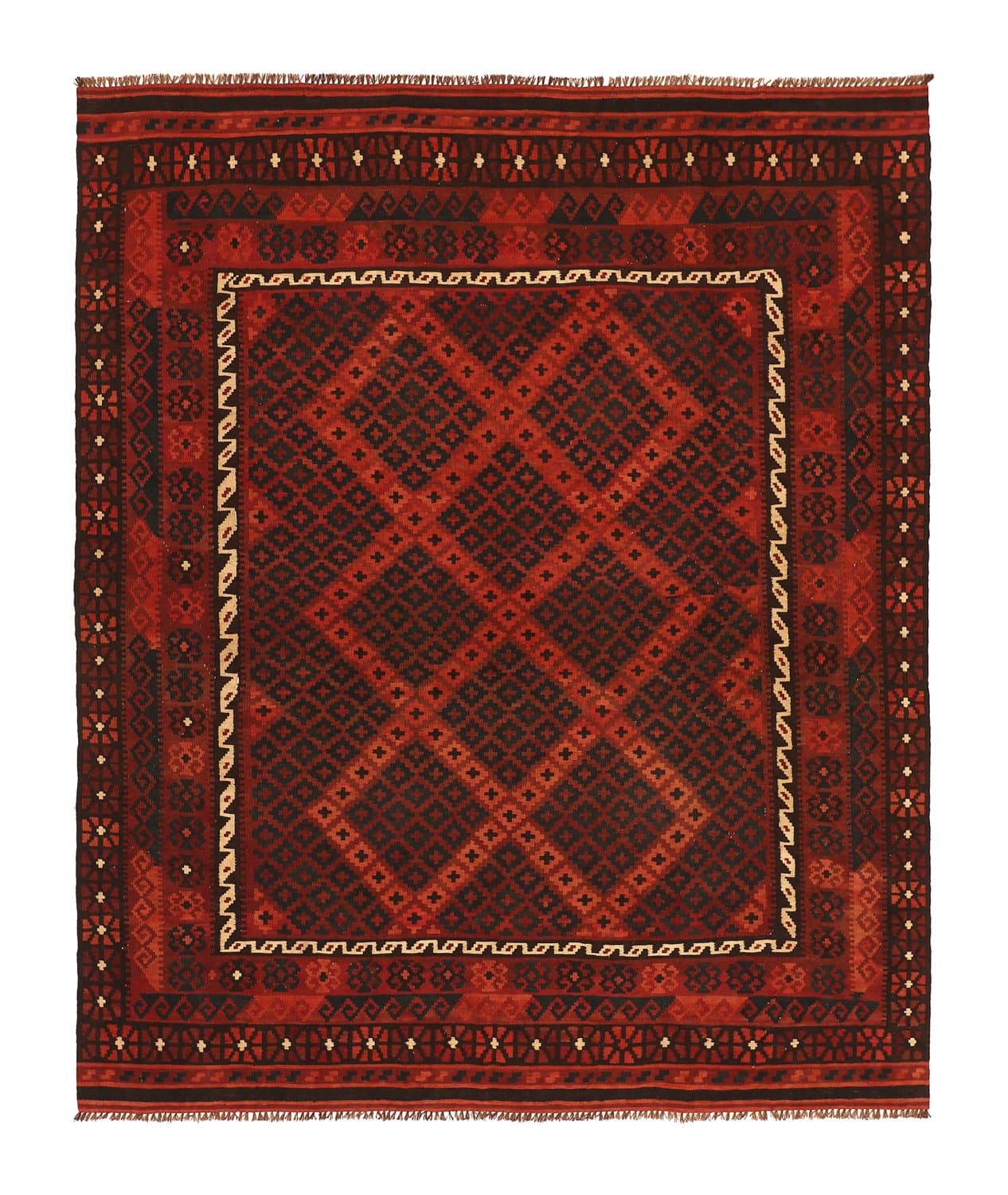 Orientalisk kelimmatta 261 x 222 cm (Storlek: 261 x 222 cm)