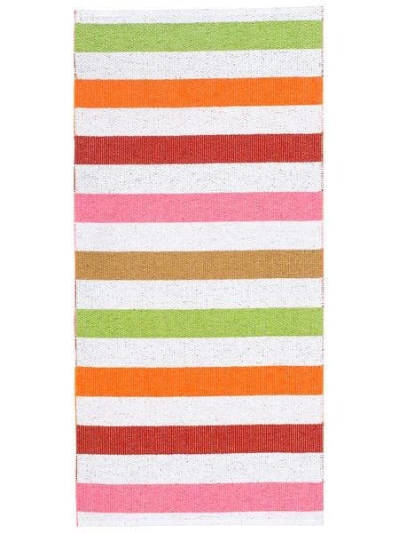 Plastmattor - Horredsmattan Happy (röd) (Storlek: 150 x 100 cm)