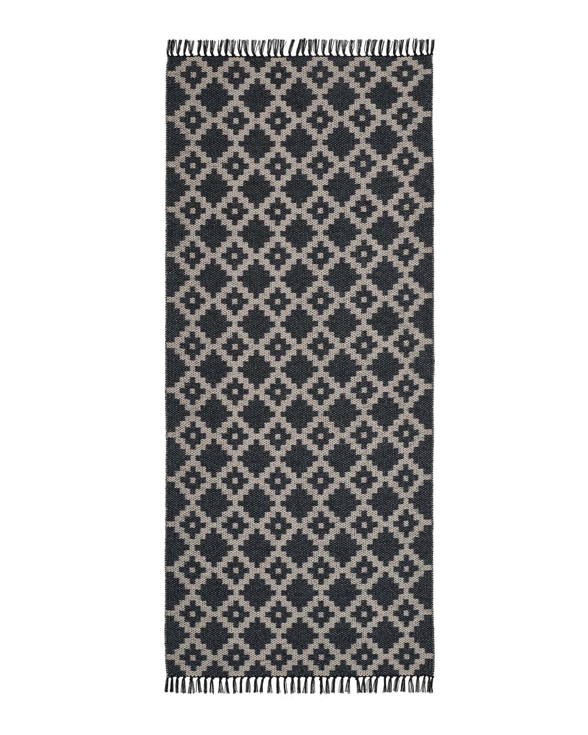 Plastmattor - Horredsmattan Leia (svart) (Storlek: 170 x 250 cm)