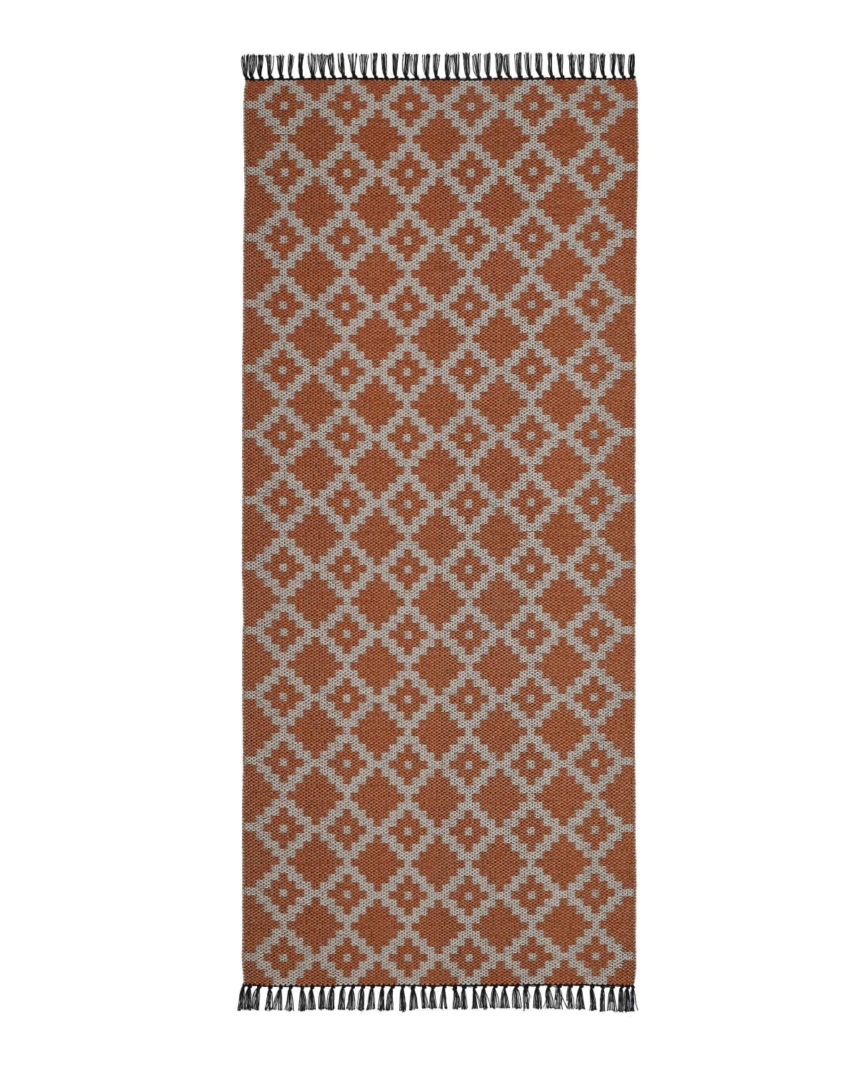Plastmattor - Horredsmattan Leia (rost) (Storlek: 170 x 250 cm)