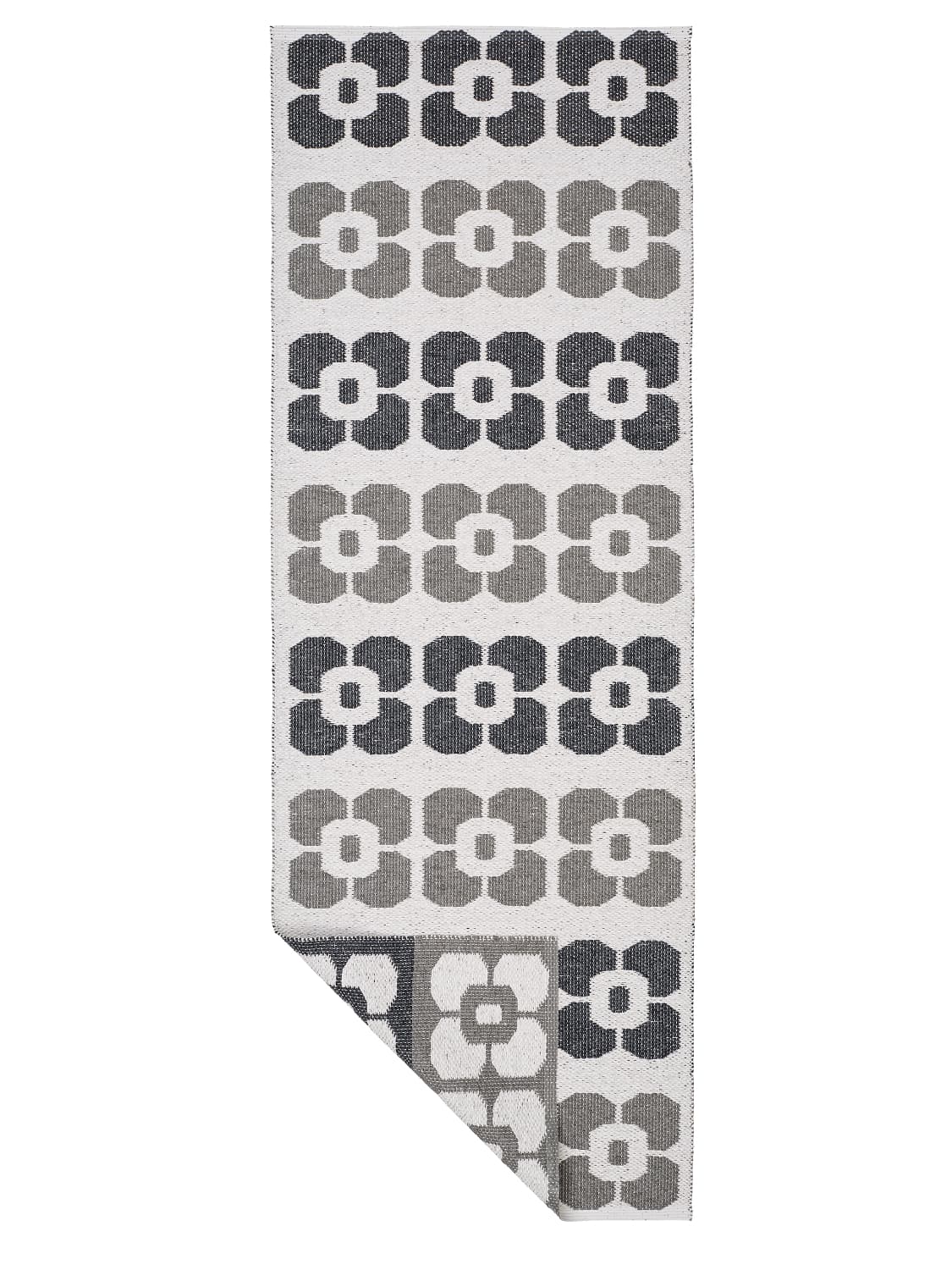 Plastmattor - Horredsmattan Florian (grafit) (Storlek: 70 x 250 cm)