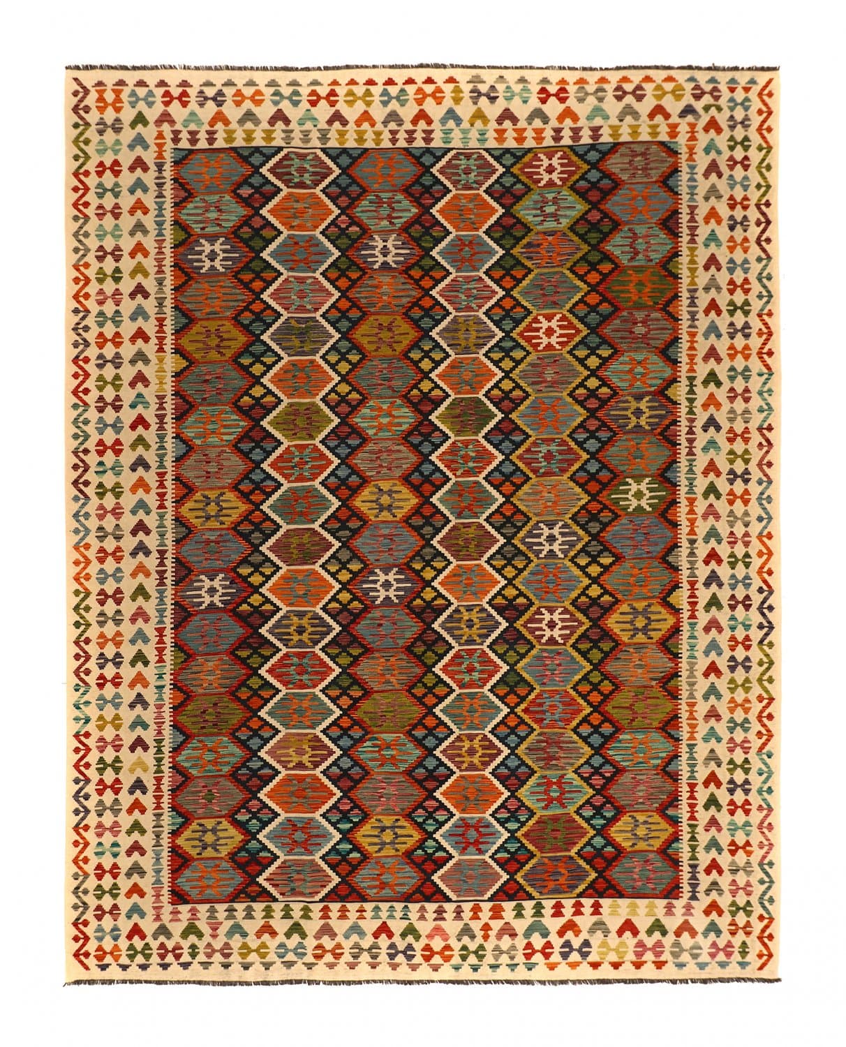 Orientalisk kelimmatta 383 x 300 cm (Storlek: 383 x 300 cm)