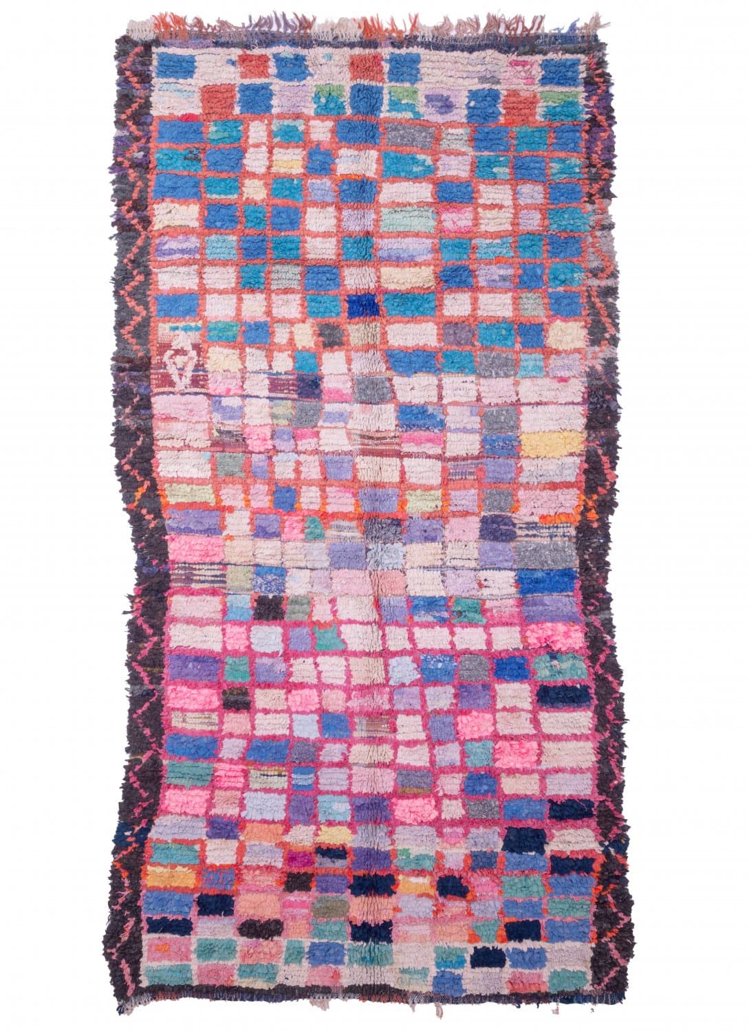 Marockansk Boucherouite-matta 290 x 150 cm