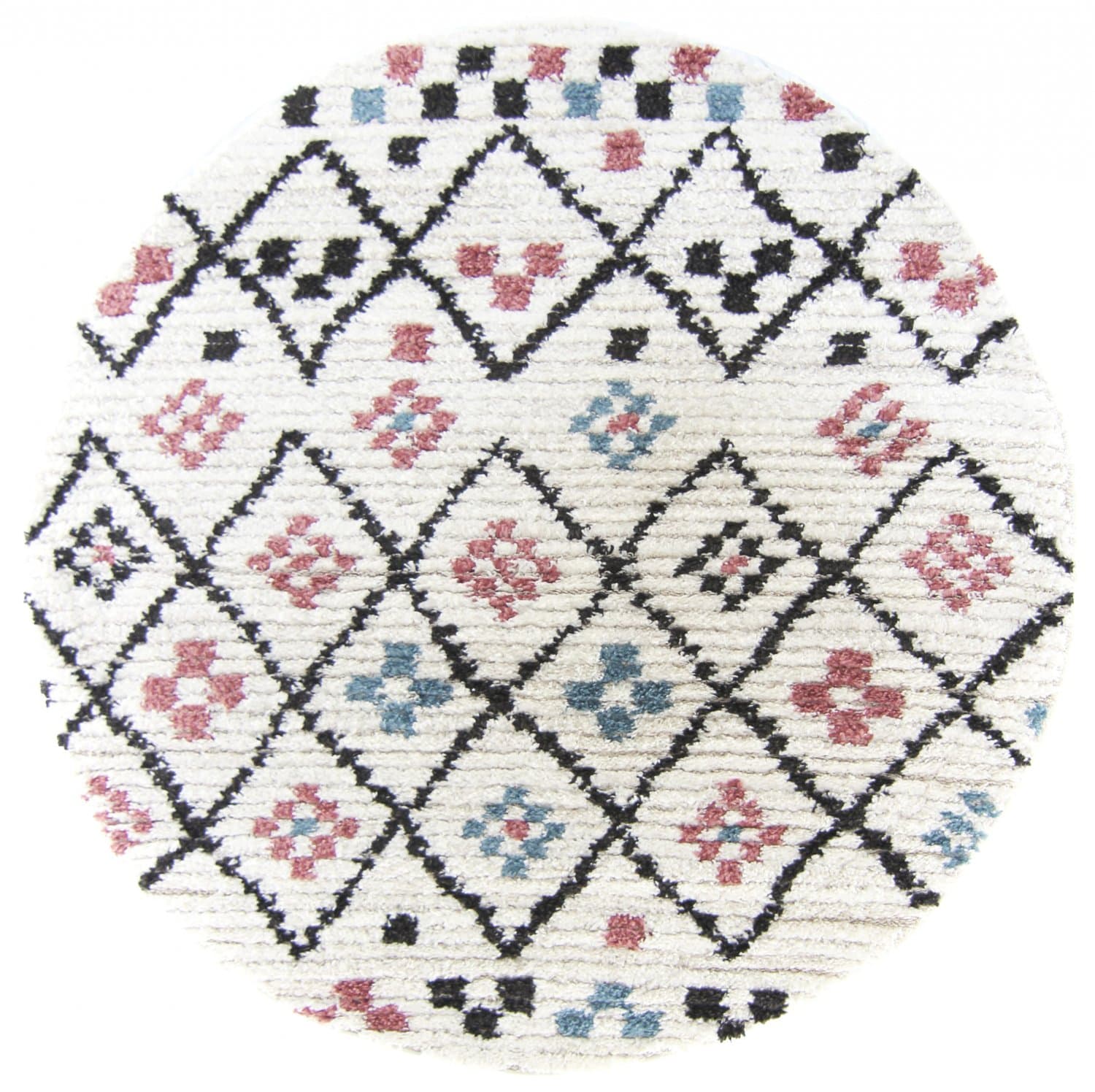 Runda mattor - Siena (beige/multi) (Storlek: Ø 200 cm)