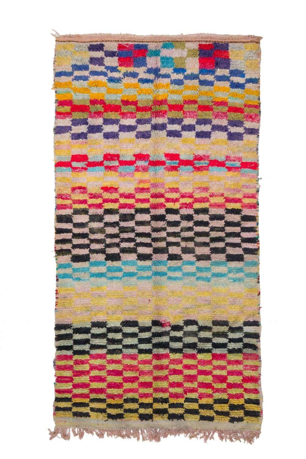 Marockansk Boucherouite-matta 320 x 160 cm (Storlek: 320 x 160 cm)
