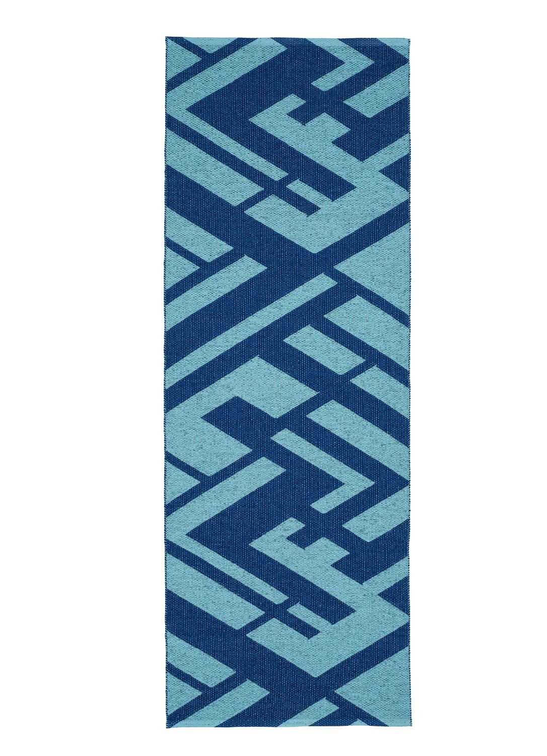 Plastmattor - Horredsmattan Uma (blå) (Storlek: 70 x 450 cm)