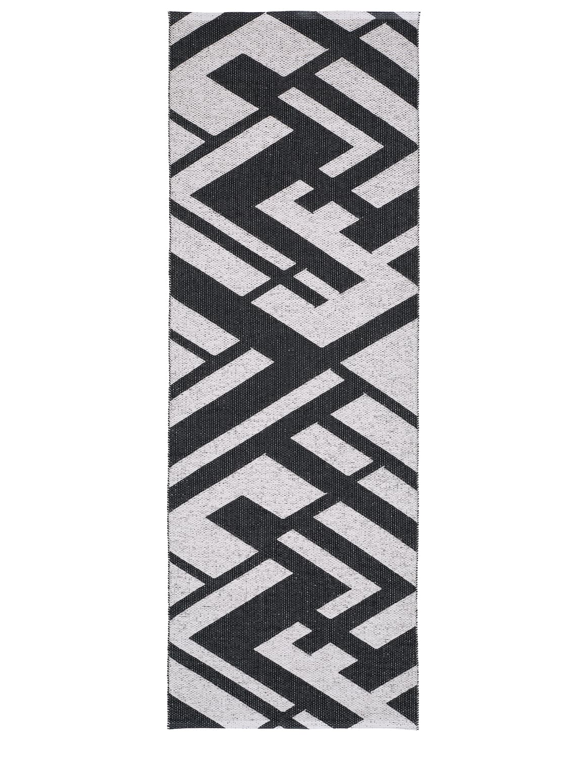 Plastmattor - Horredsmattan Uma (svart) (Storlek: 70 x 100 cm)