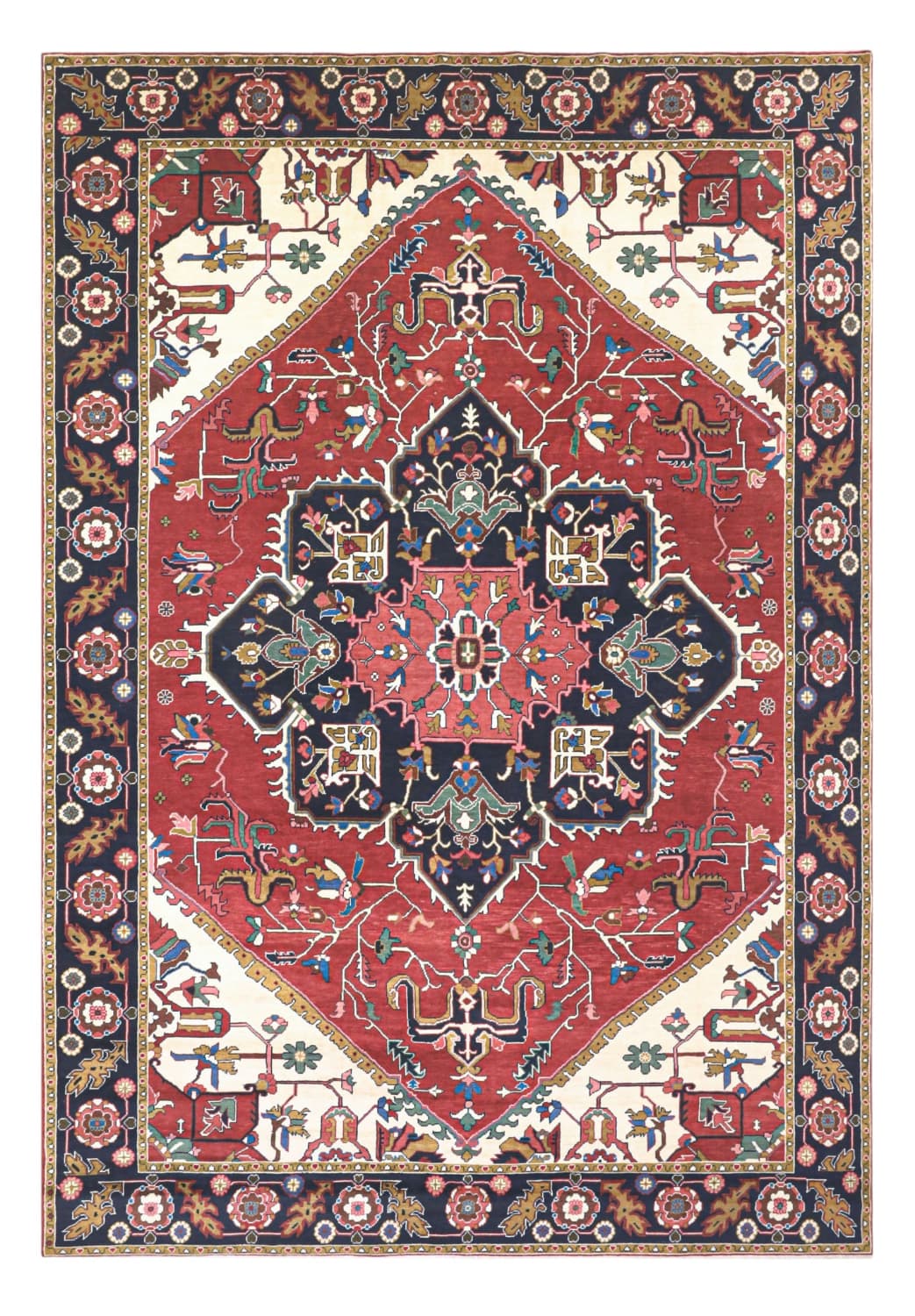 Orientalisk Matta - Hariz Hand Knotted - 241 x 313 cm (Storlek: 241 x 313 cm)