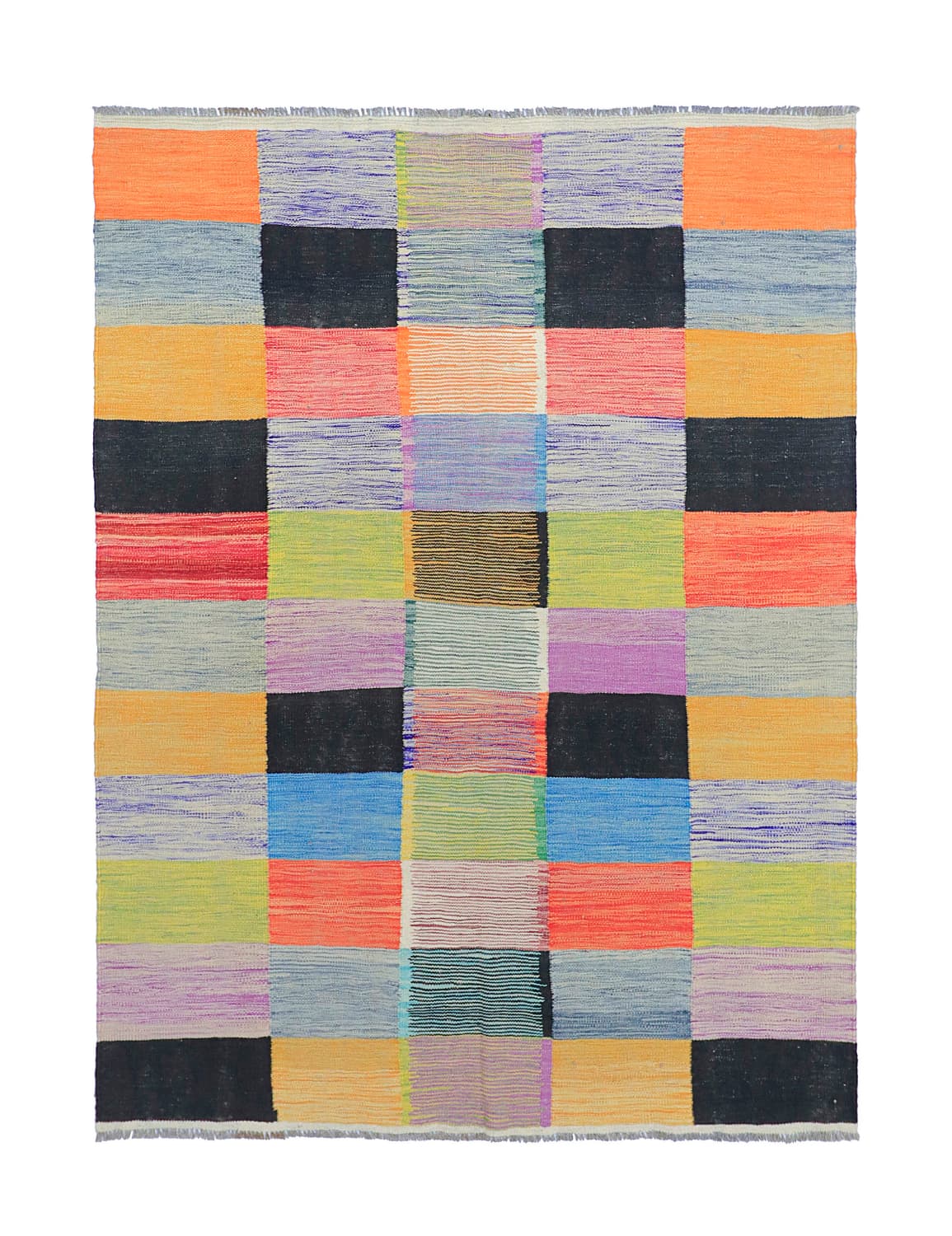 Orientalisk Matta - Kelim Hand Woven - 151 x 200 cm (Storlek: 151 x 200 cm)