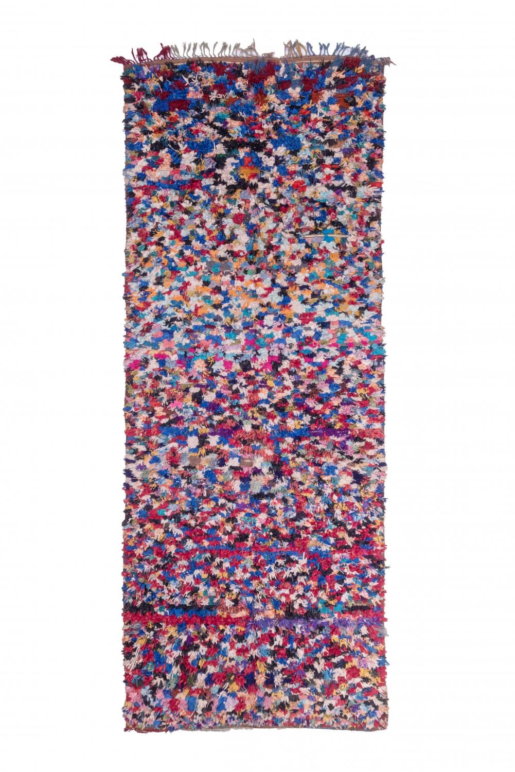 Marockansk Boucherouite-matta 370 x 145 cm