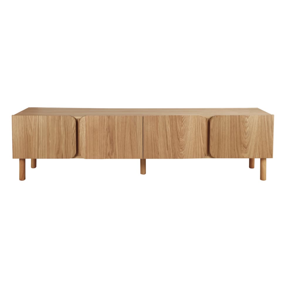 Tv-bänk - Lövhamn L (natur) (Storlek: Standard)