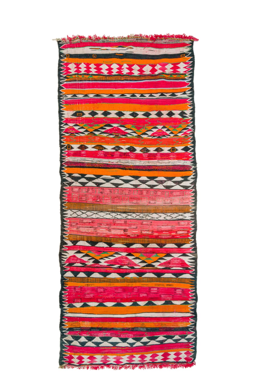 Marockansk Boucherouite-matta 150 x 365 cm (Storlek: 150 x 365 cm)