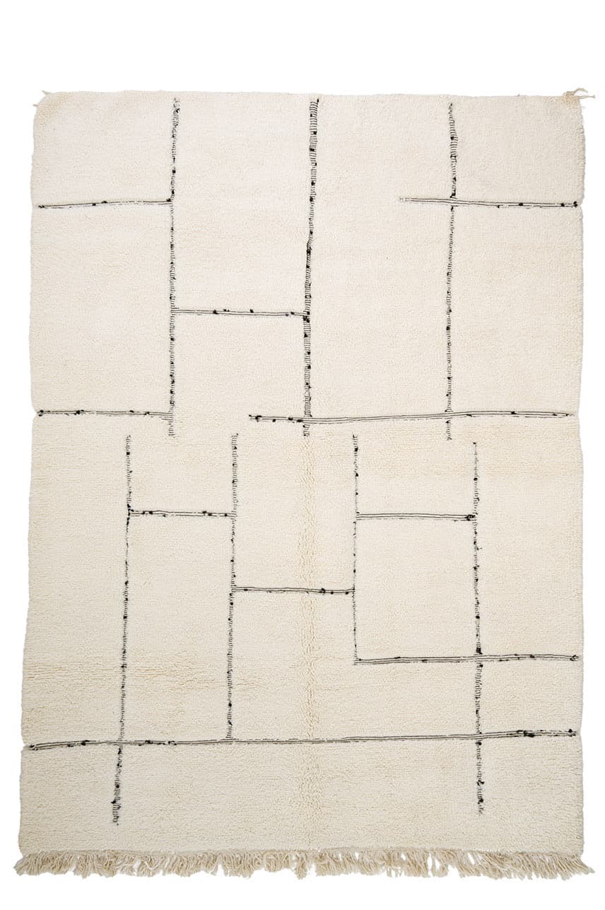 Kelimmatta Marockansk Beni Ourain 210 x 295 cm (Storlek: 210 x 295 cm)