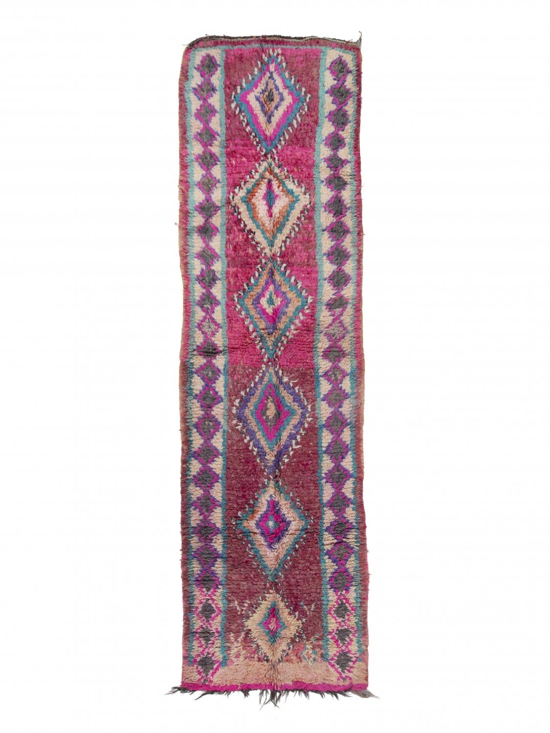 Kelimmatta Marockansk Azilal 400 x 110 cm (Storlek: 400 x 110 cm)