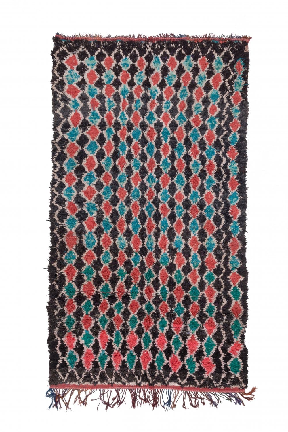 Marockansk Boucherouite-matta 395 x 180 cm