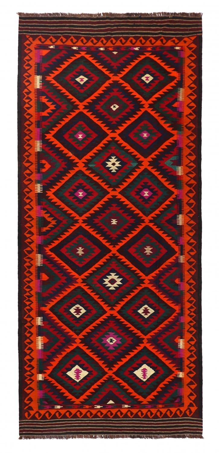 Orientalisk kelimmatta 379 x 173 cm