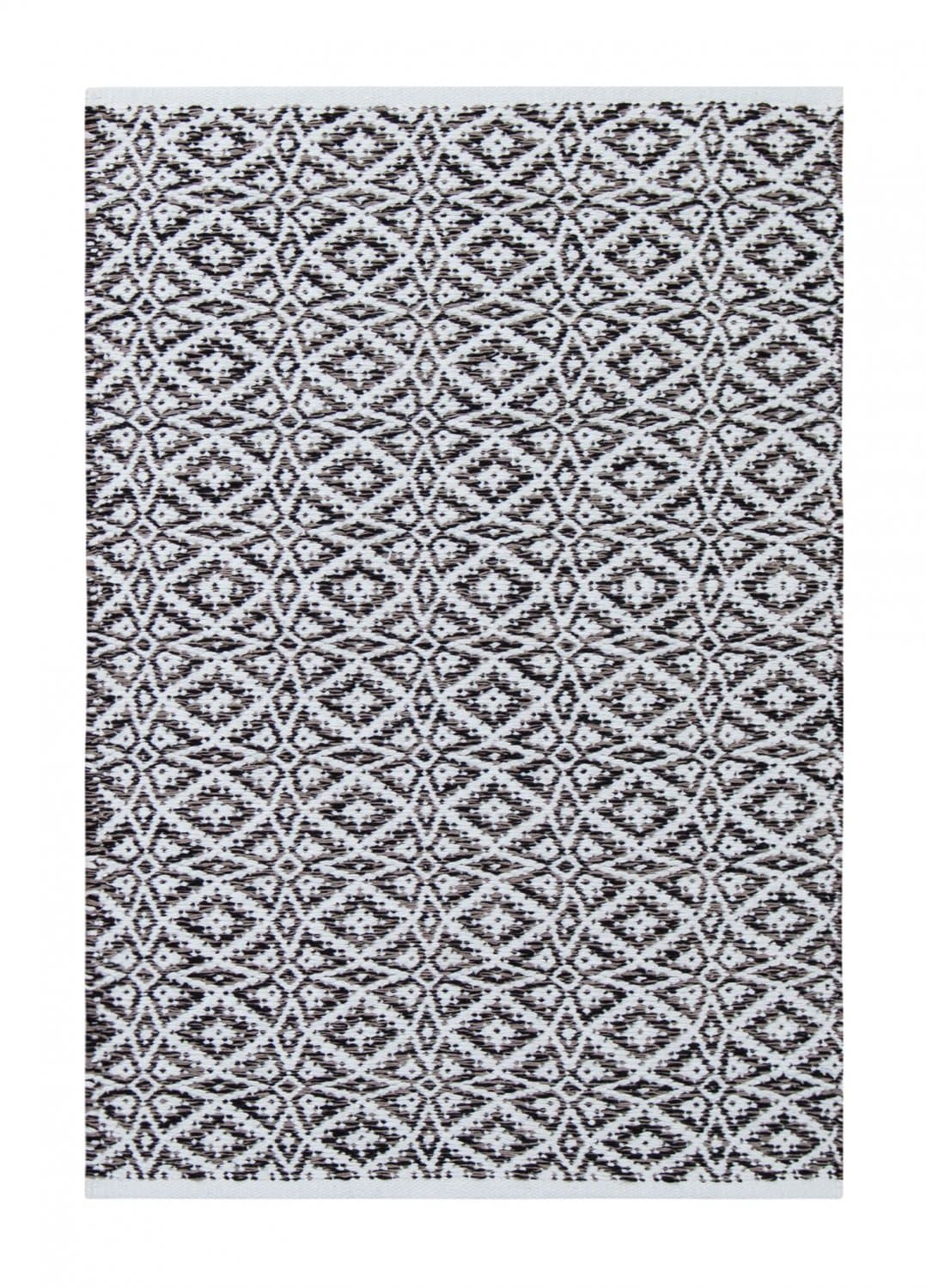 Trasmatta - Koster (svart) (Storlek: Rund 160 cm)