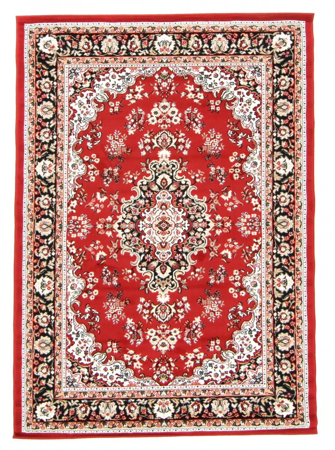 Wiltonmatta - Peking (röd) (Storlek: 200 x 290 cm)