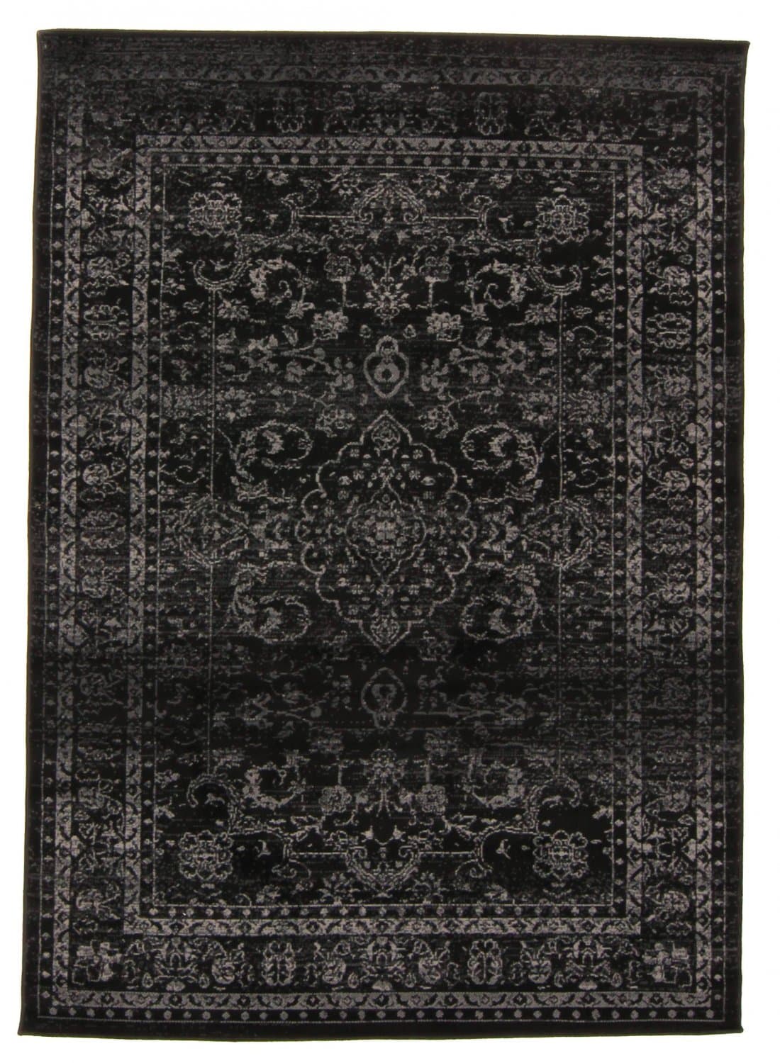 Wiltonmatta - Peking Noble (svart) (Storlek: 200 x 290 cm)