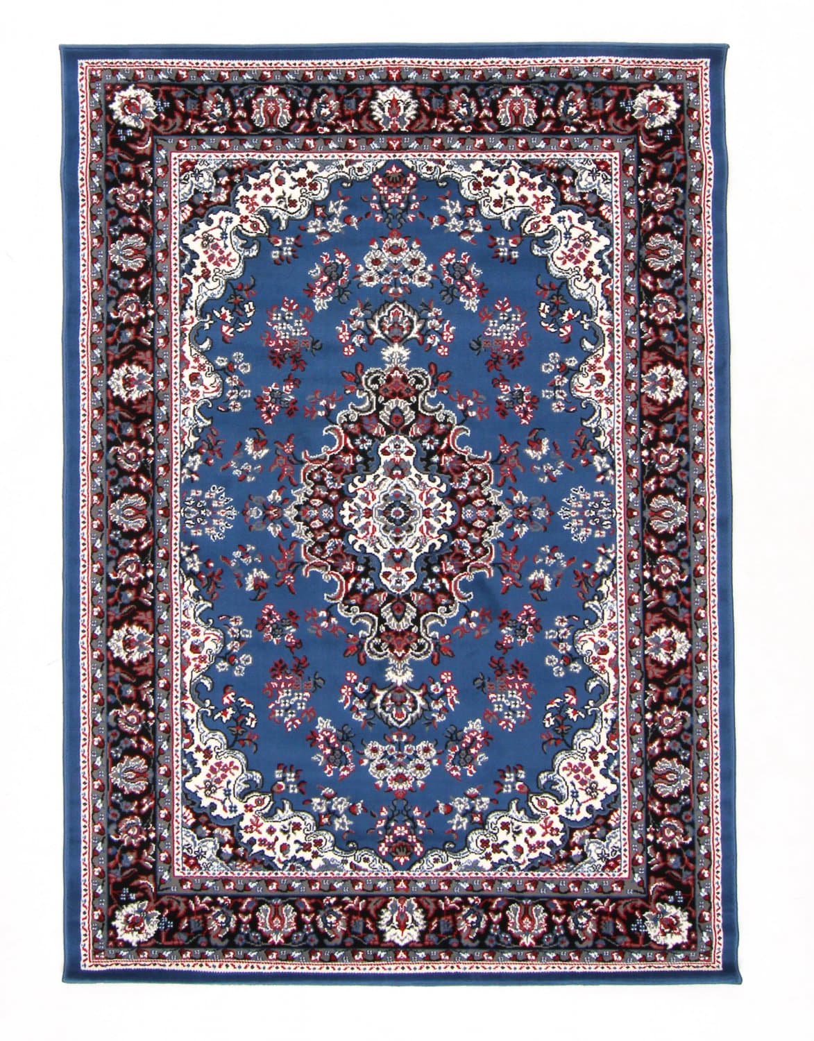 Wiltonmatta - Peking (blå) (Storlek: 140 x 200 cm)