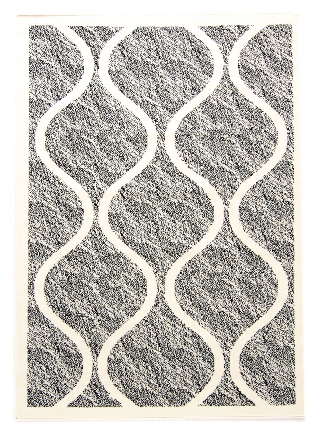 Wiltonmatta - Florence Wave (grå) (Storlek: 140 x 200 cm)