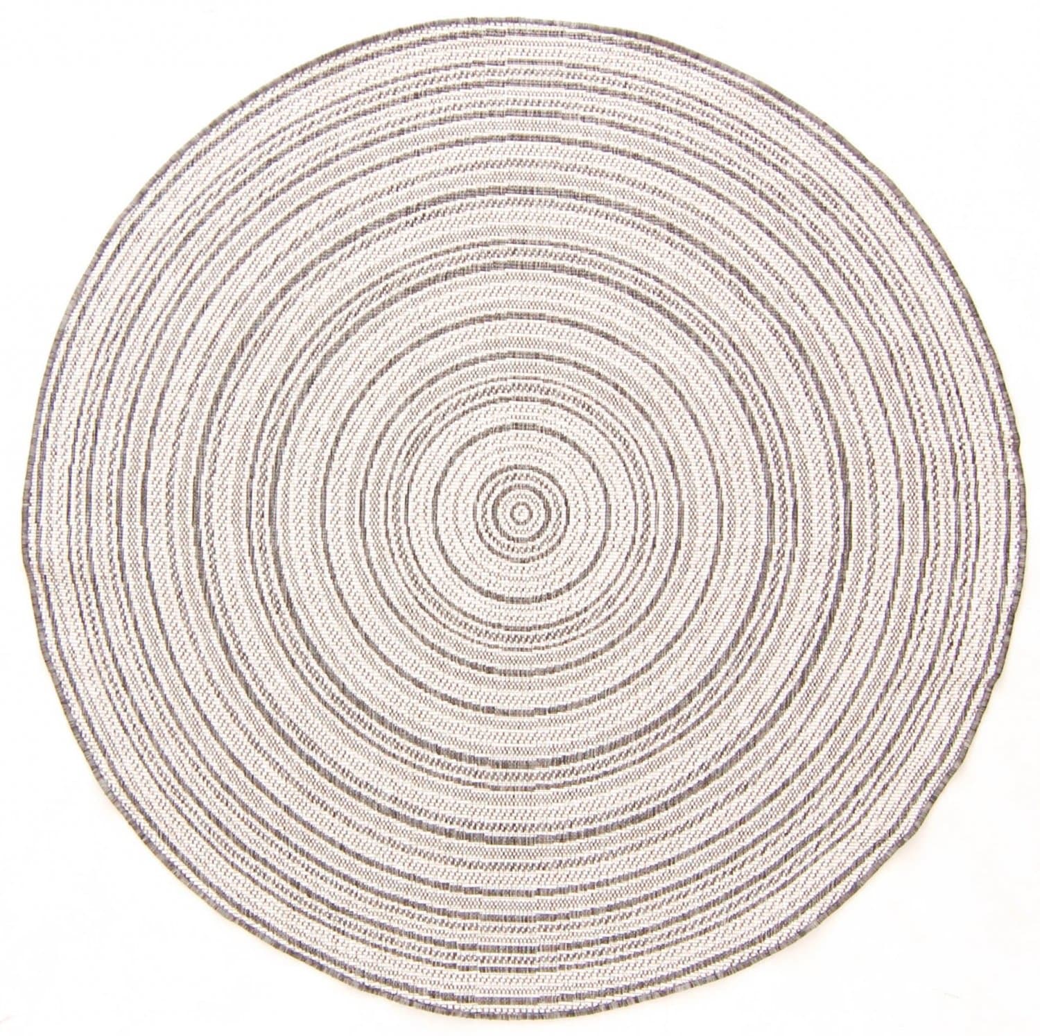 Rund matta - Brussels Weave (grå) (Storlek: Ø 200 cm)