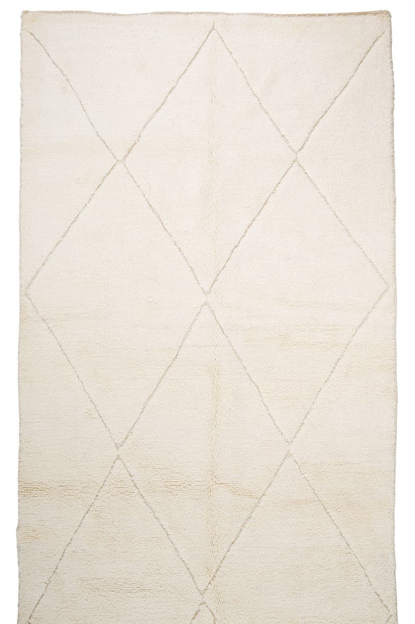 Kelimmatta Marockansk Beni Ourain 195 x 325 cm (Storlek: 195 x 325 cm)