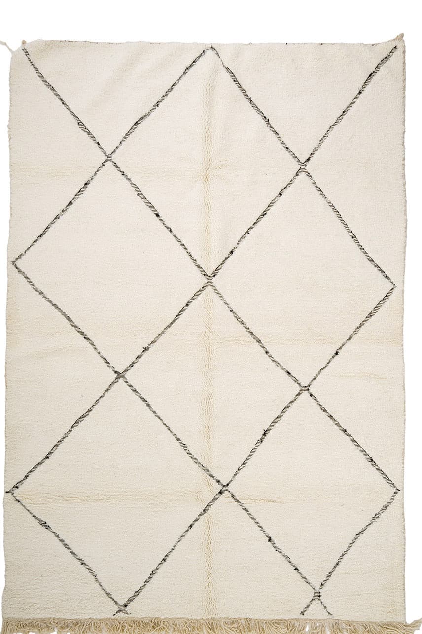 Kelimmatta Marockansk Beni Ourain 210 x 305 cm (Storlek: 210 x 305 cm)