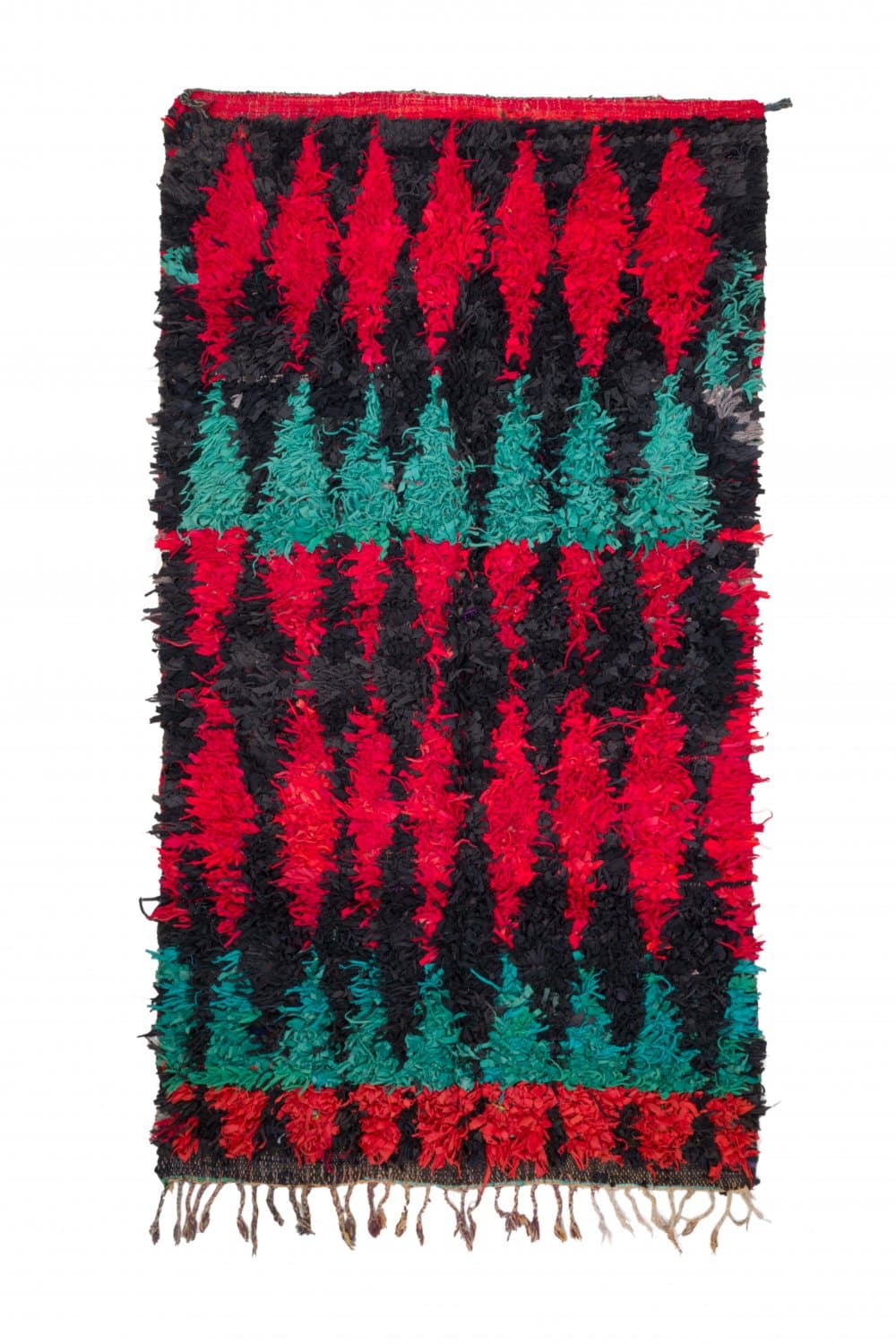 Marockansk Boucherouite-matta 285 x 160 cm (Storlek: 285 x 160 cm)