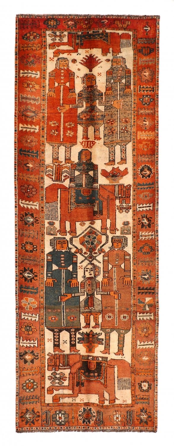 Orientalisk matta Hamedan 405 x 138 cm