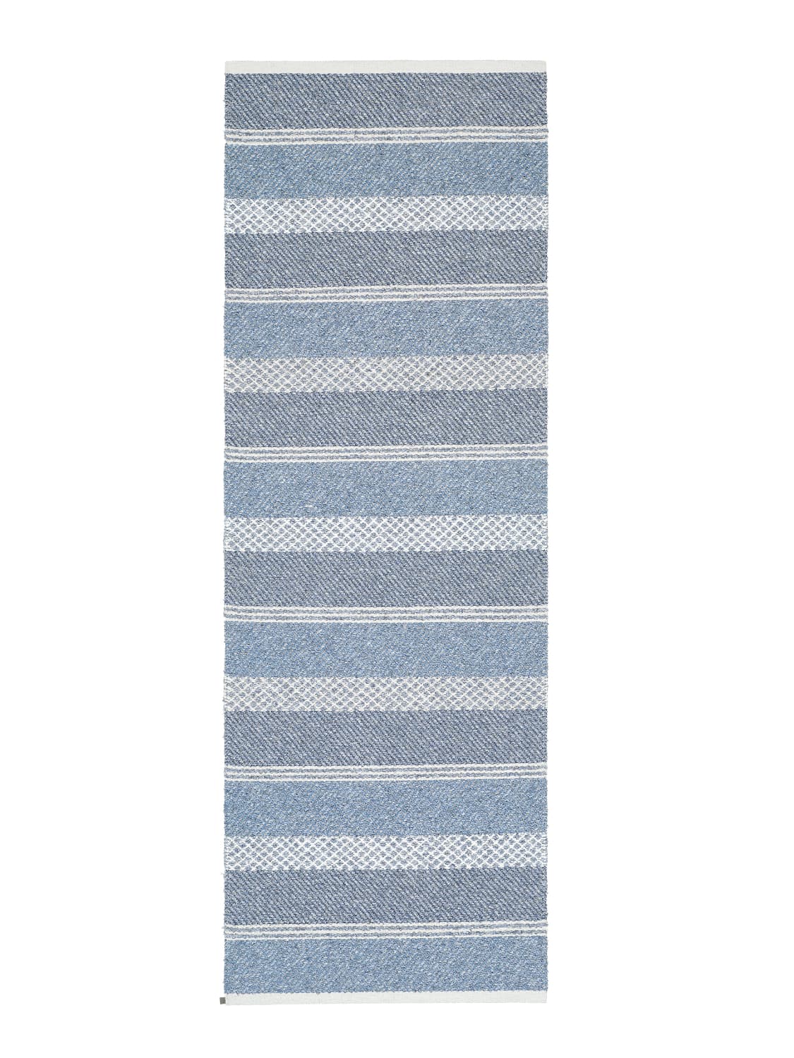 Plast- och Garnmattor - Horredsmattan Sia mix (blå) (Storlek: 150 x 210 cm)