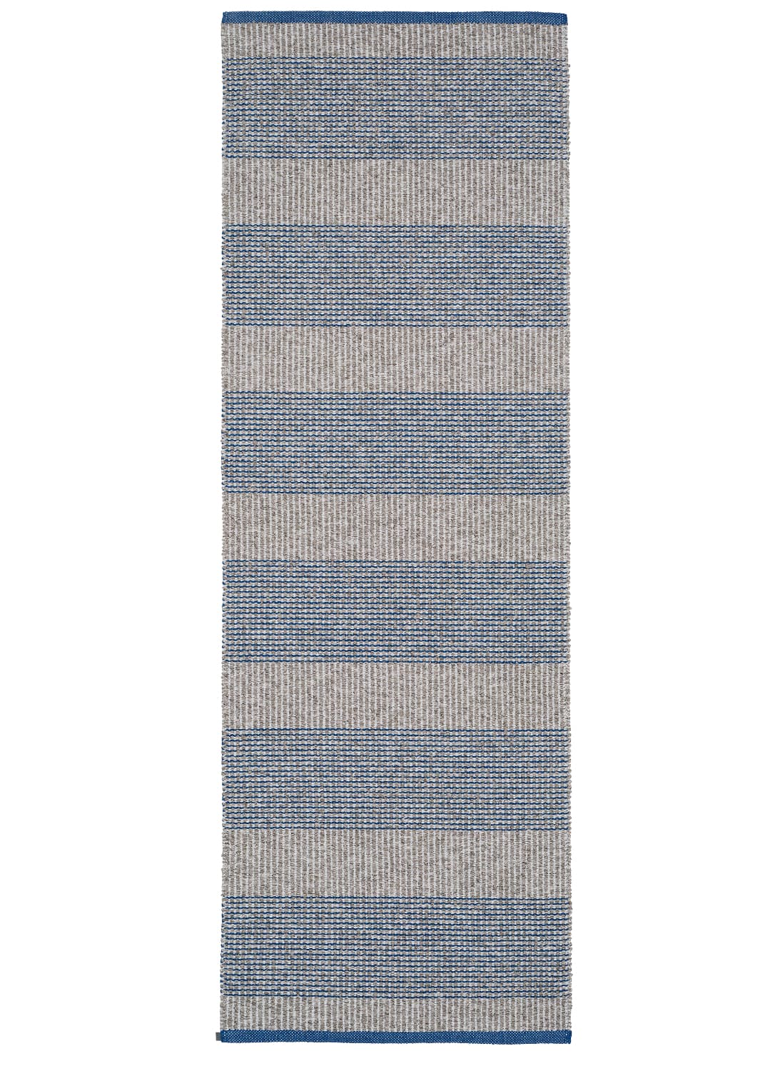 Plast- och Garnmattor - Horredsmattan Penny mix (blå) (Storlek: 70 x 210 cm)