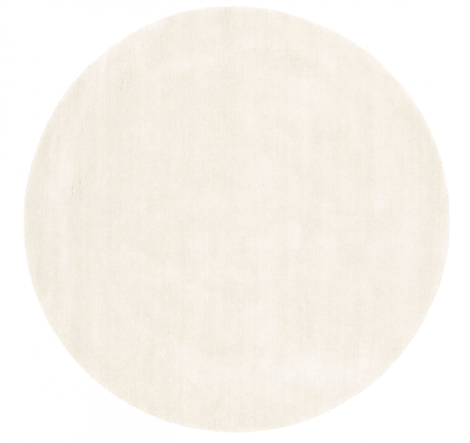 Rund matta - Ella (creme) (Storlek: Ø 120 cm)