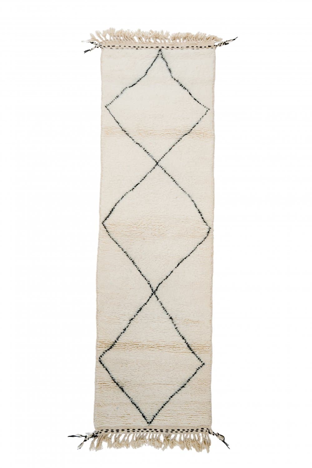 Kelimmatta Marockansk Beni Ourain 240 x 90 cm (Storlek: 240 x 90 cm)