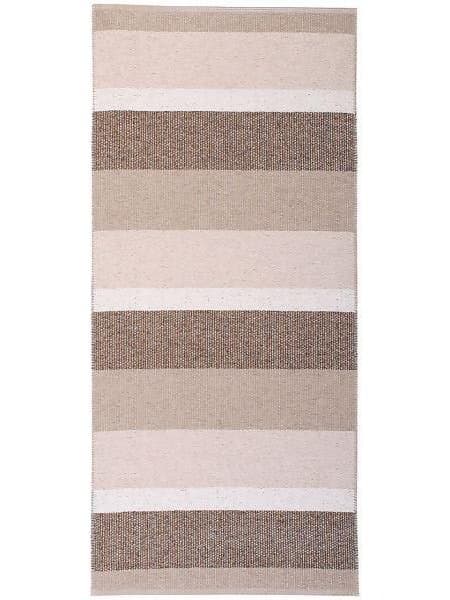 Plastmattor - Horredsmattan Block metallic (beige) (Storlek: 170 x 200 cm)