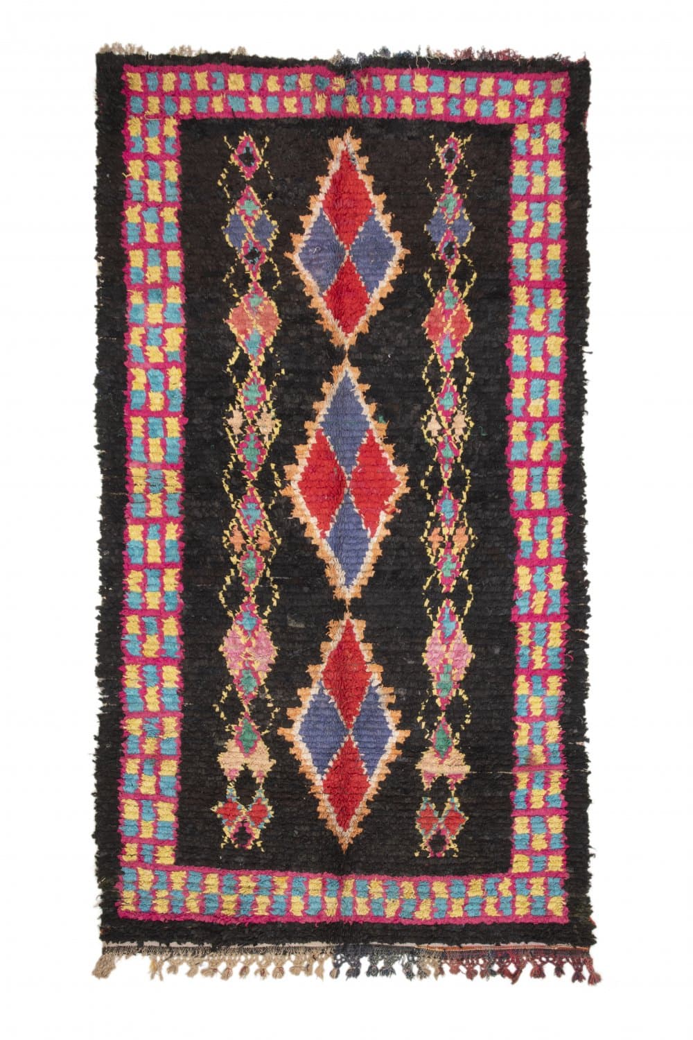 Marockansk Boucherouite-matta 315 x 165 cm