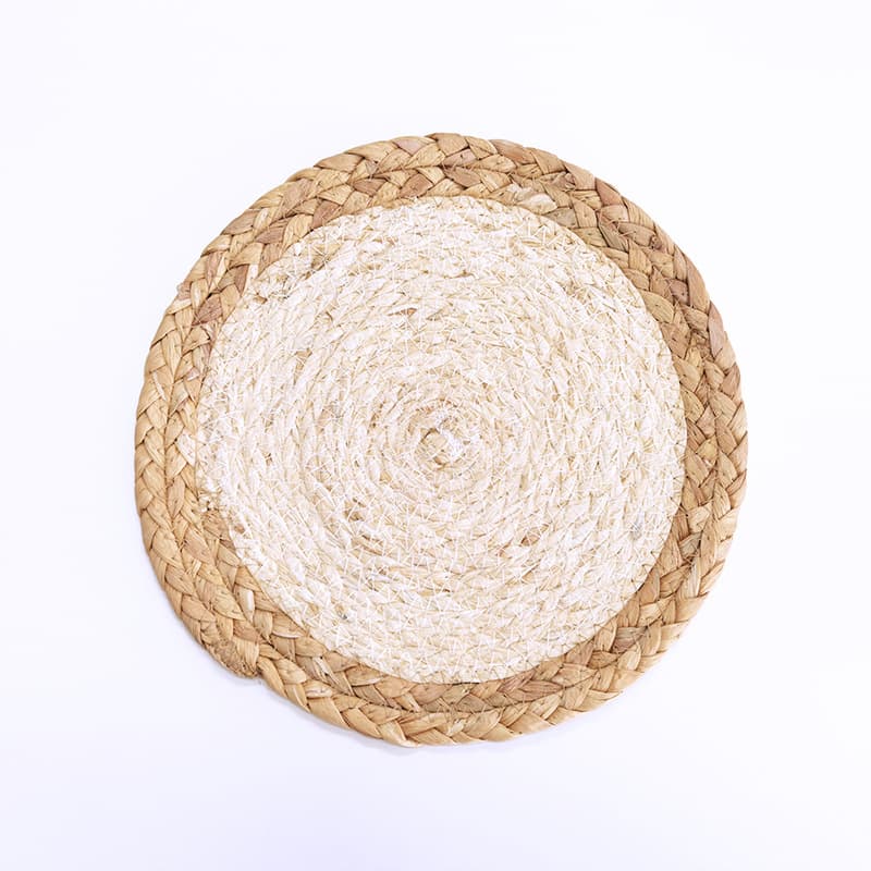 Bordstablett - 2 pack Sienna (natur) (Storlek: Rund 30 cm)
