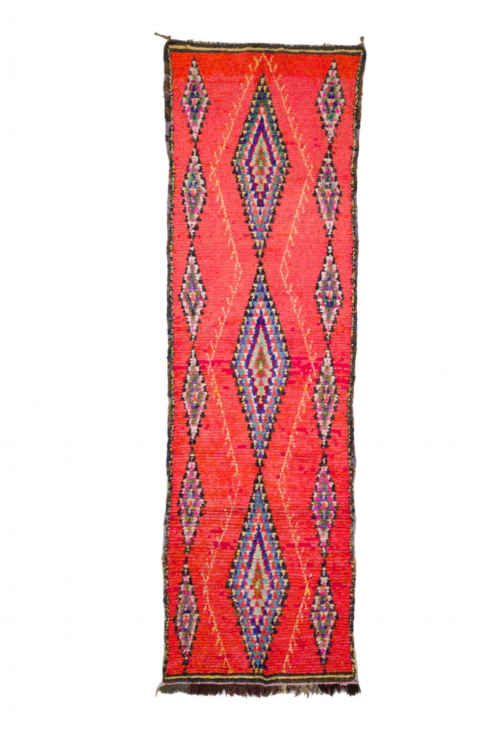 Marockansk Boucherouite-matta 360 x 170 cm (Storlek: 360 x 170 cm)