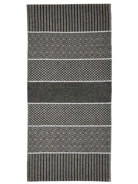 Plastmattor - Horredsmattan Alfie (grafit) (Storlek: 70 x 200 cm)