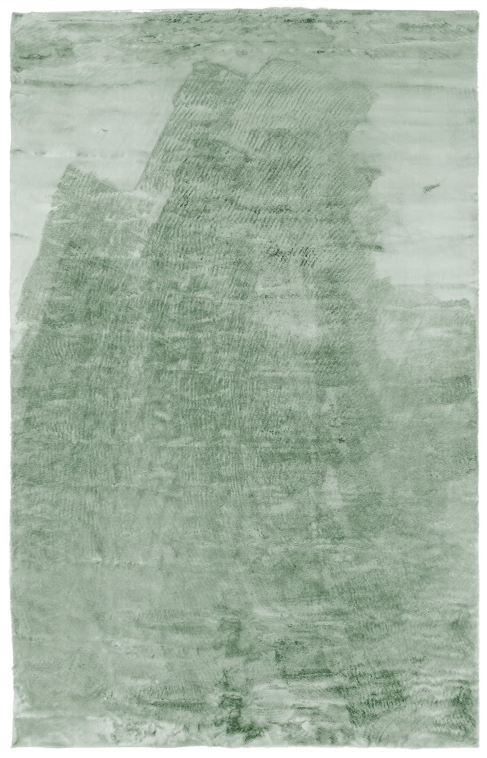 Ryamattor - Aranga Super Soft Fur (grön) (Storlek: 60 x 120 cm)