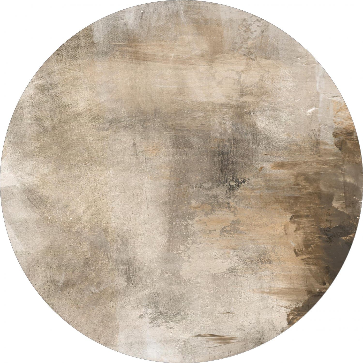 Rund matta - Cadiz (beige) (Storlek: Ø 120 cm)