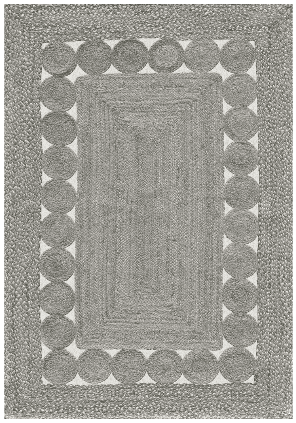 Wiltonmatta - Bellezza (grå) (Storlek: 160 x 230 cm)